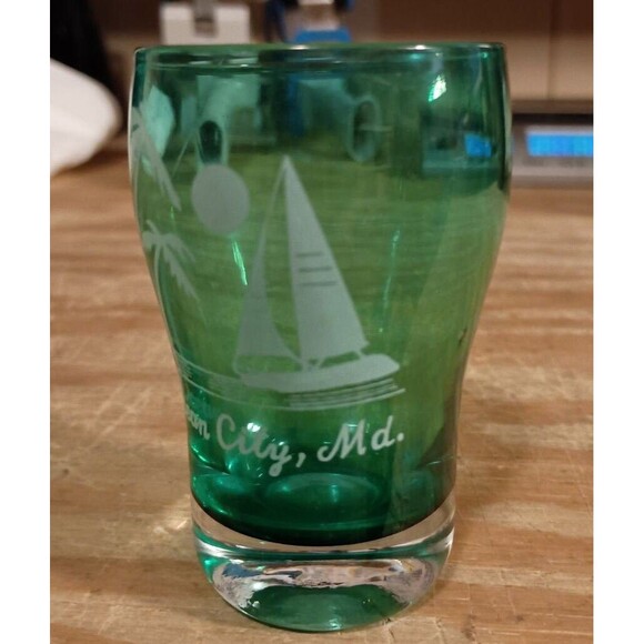OCEAN CITY MD Shot Glass, Souvenir Shot Glasses, State Souvenir Glasses, #6 - Picture 3 of 3